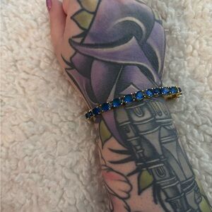 Kurt Geiger Blue and Gold Bracelet